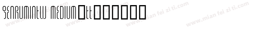 genrumintw medium-tt字体转换
